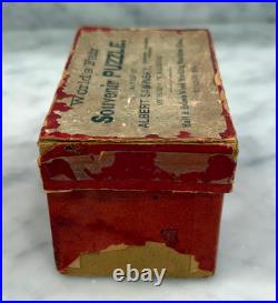 Antique 1904 St Louis Worlds Fair Furniture Souvenir Puzzle COMPLETE withBox