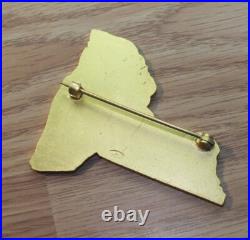 Antique 1911 Rochester Imperial Council Media Collectible Gold Tone Pin