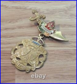 Antique 1911 Toronto Canada Rameses Rochester NY Collectible Shriners Pin