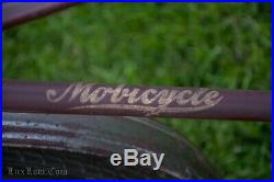 Antique 1915 Iver Johnson Mobicycle BICYCLE Vintage Prewar Wood Wheel Bike TOC