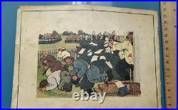 Antique 1919 Rare Vintage Book Fairy tale Ded da Baba Used Collectibles Story