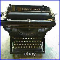Antique 1920's Underwood No 3 Standard Vintage Typewriter 12 Serial # 159031