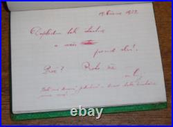 Antique 1920s Foreign Czech Diary or Memo / Record Book