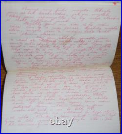 Antique 1920s Foreign Czech Diary or Memo / Record Book