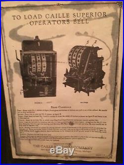 Antique 1928 Callie Superior Bell Jackpot Slot Machine