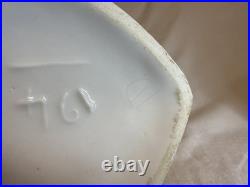 Antique 19th Century Mantel Vase Old Paris Porcelain Flowers Gold Gilding 10