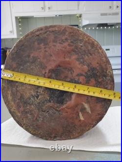 Antique 19thC Ottoman Heavy Copper Pitcher 6.5lb 3kg Hand Forged Strap Handle Ju