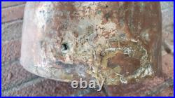 Antique 19thC Ottoman Heavy Copper Pitcher 6.5lb 3kg Hand Forged Strap Handle Ju