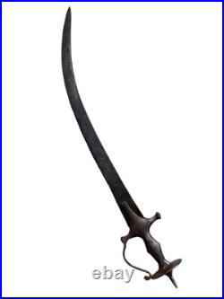 Antique 19thC Talwar Sword Original Dagger Handle Palwar Collectible Display