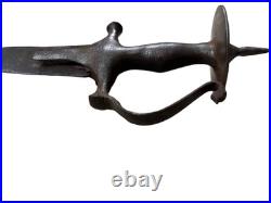Antique 19thC Talwar Sword Original Dagger Handle Palwar Collectible Display