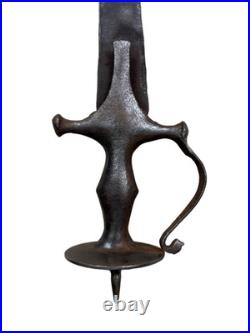 Antique 19thC Talwar Sword Original Dagger Handle Palwar Collectible Display