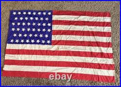 Antique 46 star American flag 2x3