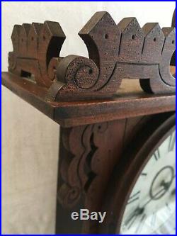 Antique ARDITI by EN Welch Mfg Co, Gale's Double Dial Calendar Clock 1880s