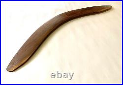 Antique Aboriginal Boomerang With Carvings