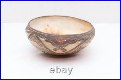 Antique Acoma Pueblo Native American Pottery Bowl 7