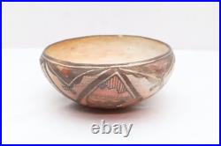Antique Acoma Pueblo Native American Pottery Bowl 7