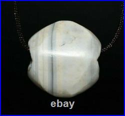 Antique Ancient Bactrian Banded Agate Bead Circa 3rd 2nd Millennium BC