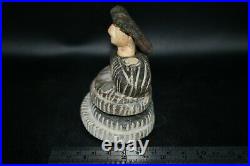 Antique Ancient Bactrian Stone Composite Idol Statue of Emperor or Empress