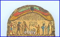 Antique Ancient Egyptian Book of Dead Stela Ancient Civilization BC