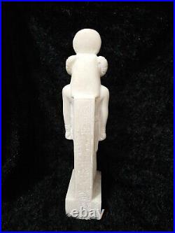 Antique Ancient Egyptian Statue King Khanum Granite 29 cm 11.5 inch
