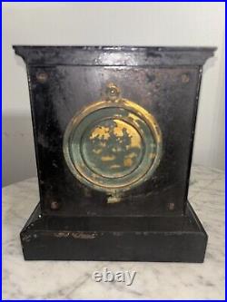 Antique Ansonia Slate Mantle Clock