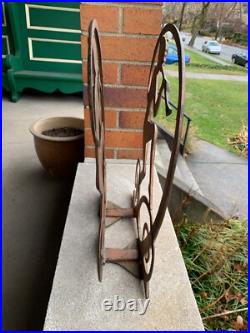 Antique Art Deco Egyptian Revival Seville Art Studios Flute Player Magazine Rack