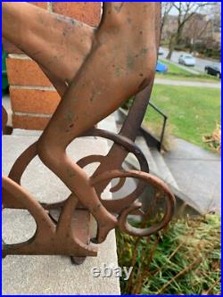 Antique Art Deco Egyptian Revival Seville Art Studios Flute Player Magazine Rack