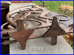 Antique Art Deco Egyptian Revival Seville Art Studios Flute Player Magazine Rack