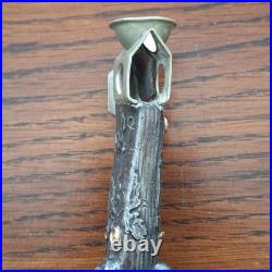 Antique Art Nouveau Figural Borzoi Russian Wolfhound Cigar Cutter Silver c1890