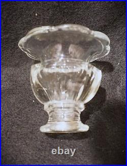 Antique Baccarat chandelier cups/lighting part French C. 1900/Crystal