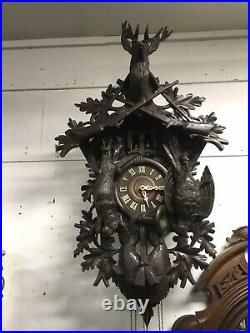 Antique Black Forest Musical Cuckoo Clock