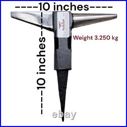 Antique Black Iron T Anvil Heavy 3.25 kg Blacksmith Tool useful