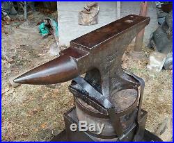 Antique Blacksmith Kohlswa Sweedish Anvil in Excellent Condition & Amazing Stand
