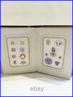 Antique Book of Edwardian Era Letter Stamps, Seals, Letterheads & Coats of Arms