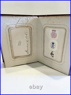 Antique Book of Edwardian Era Letter Stamps, Seals, Letterheads & Coats of Arms