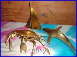 Antique Brass Collectors Ocean Life Assortment