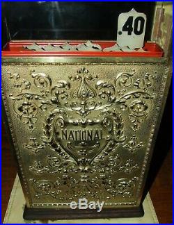 Antique Brass National Cash Register Model 312 Candy Or Barber Shop Nice