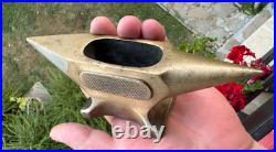 Antique Bronze Jeweler Goldsmith Mini Bench Anvil Tool Austria 2.05 lb 6.3
