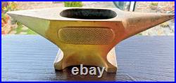 Antique Bronze Jeweler Goldsmith Mini Bench Anvil Tool Austria 2.05 lb 6.3