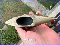 Antique Bronze Jeweler Goldsmith Mini Bench Anvil Tool Austria 2.05 lb 6.3