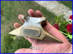 Antique Bronze Jeweler Goldsmith Mini Bench Anvil Tool Austria 2.05 lb 6.3