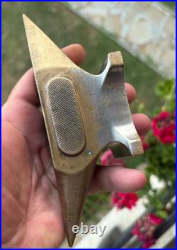 Antique Bronze Jeweler Goldsmith Mini Bench Anvil Tool Austria 2.05 lb 6.3
