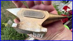Antique Bronze Jeweler Goldsmith Mini Bench Anvil Tool Austria 2.05 lb 6.3