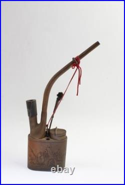 Antique Bronze Smoking Pipe