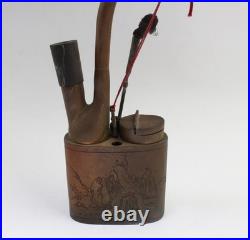 Antique Bronze Smoking Pipe