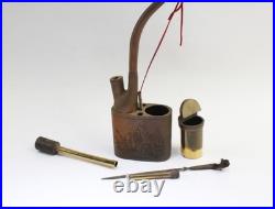 Antique Bronze Smoking Pipe