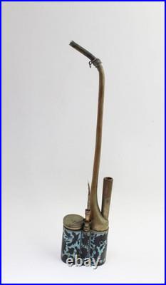 Antique Bronze with Cloisonne Smoking Pipe
