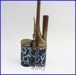 Antique Bronze with Cloisonne Smoking Pipe