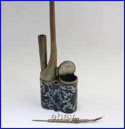 Antique Bronze with Cloisonne Smoking Pipe