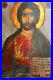 Antique-Bulgarian-Orthodox-Jesus-Christ-Pantokrator-Hand-Painted-Icon-01-epeu